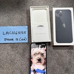 Mint Apple iPhone 13 - Unlocked, 128 GB, Midnight, A2482