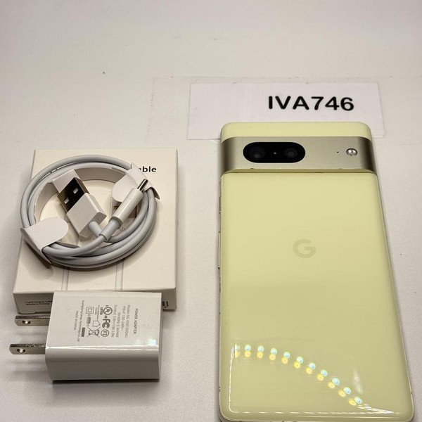 Google Pixel 7 - Unlocked, 128 GB, Lemongrass, 8 GB, GVU6C, Sub-6 5G