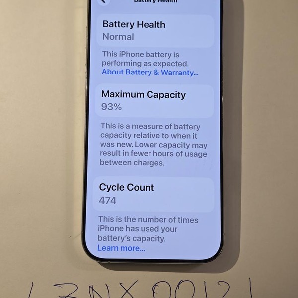 Apple iPhone 16 Pro Max - Unlocked, 1 TB, White, A3084