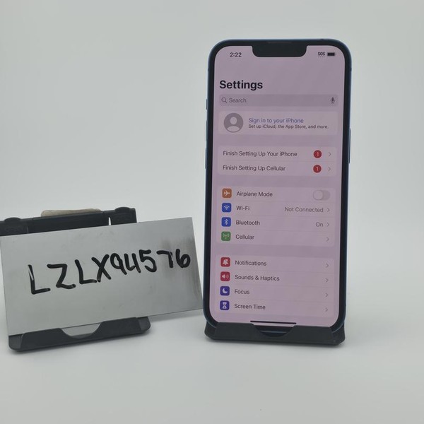 Apple iPhone 13 - Unlocked, 128 GB, Blue, A2482