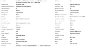 Good
													Dell Inspiron Laptop, photo 1 of 21