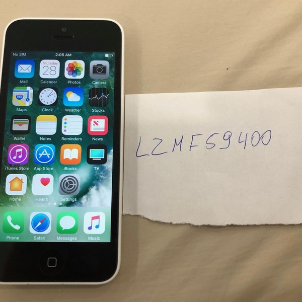 Apple iPhone 5C - Unlocked, 16 GB, White, A1532, GSM