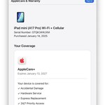 Good Apple iPad Mini 7th Gen - Unlocked, 256 GB, Gray, A2995