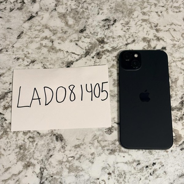 Apple iPhone 15 Plus - Unlocked, 128 GB, Black, A2847