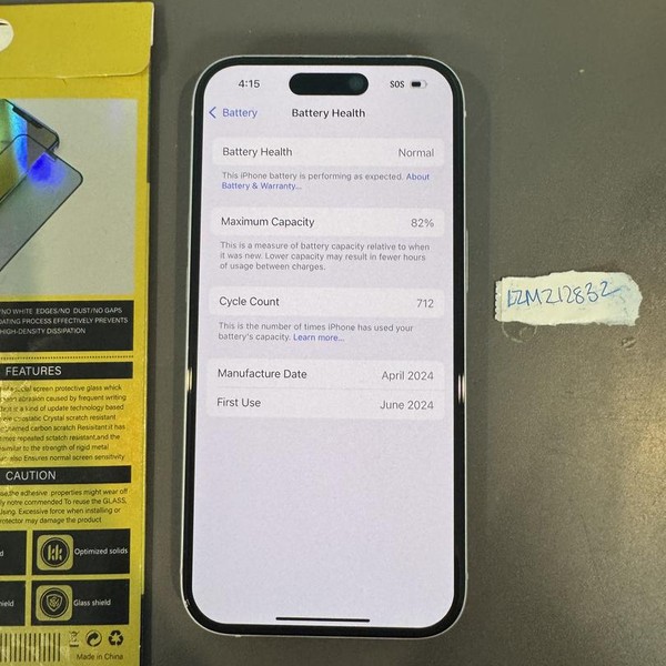 Apple iPhone 15 - Unlocked, 128 GB, Blue, A2846