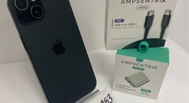 Good
													Apple iPhone 15 - Unlocked, Black, 128 GB, A2846, photo 1 of 11