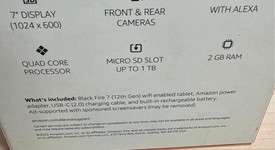 New
													Amazon Fire 7 2022 - Wi-Fi, Black, 16 GB, photo 3 of 3
