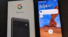 Good
													Google Pixel 6a - Unlocked, Charcoal, 128 GB, 6 GB, GX7AS, photo 1 of 4