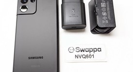 Good
													Samsung Galaxy S21 Ultra 5G - Unlocked, Black, 256 GB, 12 GB, SM-G998U1, photo 1 of 8