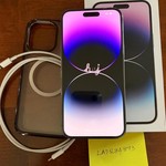 Mint Apple iPhone 14 Pro Max - Unlocked, 128 GB, Purple, A2651