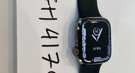 Good
													Apple Watch Series 7 41mm - Unlocked, Graphite, A2475 - Cellular, Stainless, photo 4 of 6