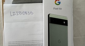 New
													Google Pixel 6a - Unlocked, Sage, 128 GB, 6 GB, GX7AS, photo 1 of 3