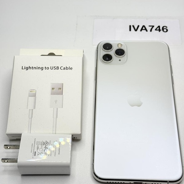 Apple iPhone 11 Pro Max - Unlocked, 256 GB, Silver, A2161