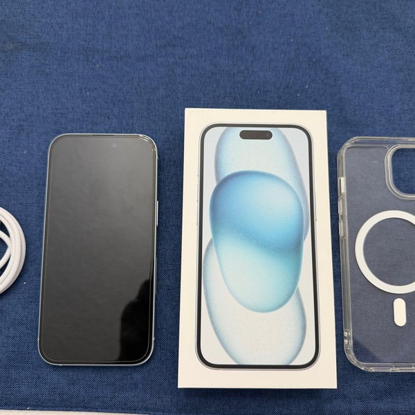 Apple iPhone 15 - Unlocked, 128 GB, Blue, A2846
