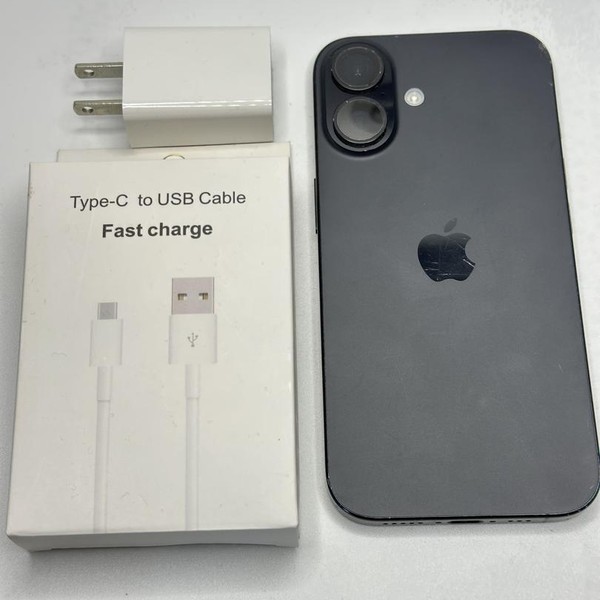 Apple iPhone 16 - Unlocked, 128 GB, Black, A3081