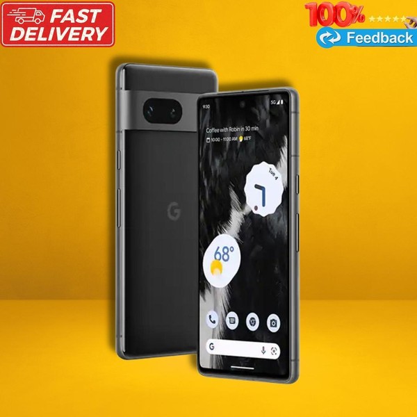 Google Pixel 7 - Unlocked, 128 GB, Obsidian, 8 GB, GQML3, mmWave 5G