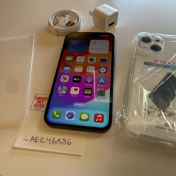 Apple iPhone 14 - Unlocked, 128 GB, Midnight, A2649