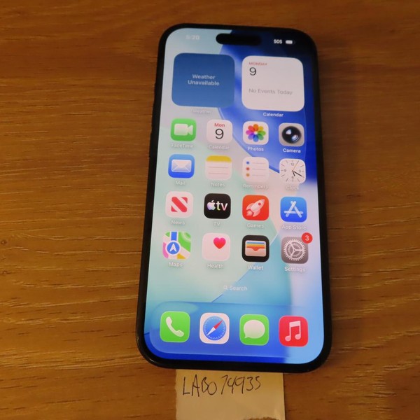 Apple iPhone 15 - T-Mobile, 128 GB, Black, A2846