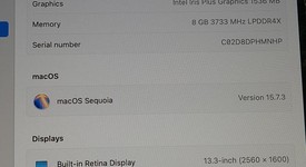 Good
													MacBook Air 2020 - 13" - I3, Gray, 256 GB, 8 GB, photo 3 of 11