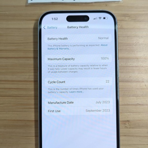 Apple iPhone 15 - Unlocked, 128 GB, Blue, A2846