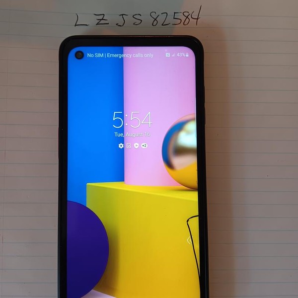 Samsung Galaxy Xcover Pro - Verizon, Black, 64 GB, 4 GB, SM-G715U