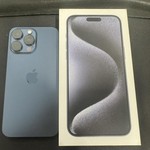 Good Apple iPhone 15 Pro Max - AT&T, 512 GB, Blue, A2849