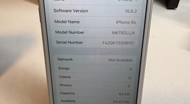 Good
													Apple iPhone 6S - Unlocked, Silver, 64 GB, A1688, photo 3 of 9