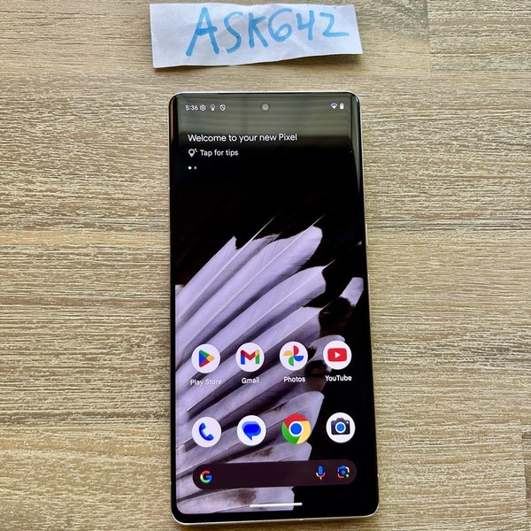 Google Pixel 7 Pro - Unlocked, 128 GB, Hazel, 12 GB, GE2AE