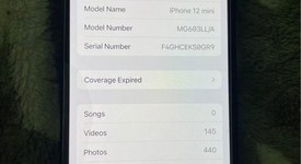 Good
													Apple iPhone 12 Mini - AT&T, Black, 64 GB, A2176, photo 5 of 7