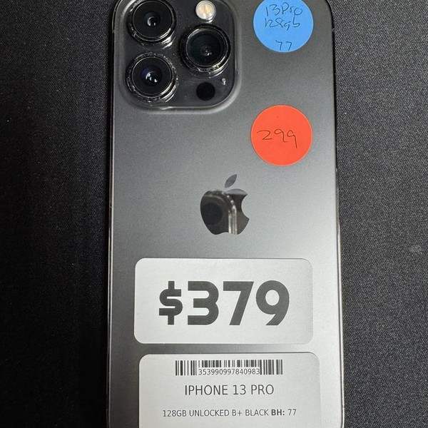 Apple iPhone 13 Pro - Unlocked, 128 GB, Graphite, A2483
