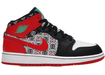 Jordan 1 Mid SE Ugly Christmas Sweater (GS) for sale