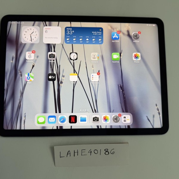 Apple iPad Air (4th Gen) - Wi-Fi, 64 GB, Sky Blue, A2316