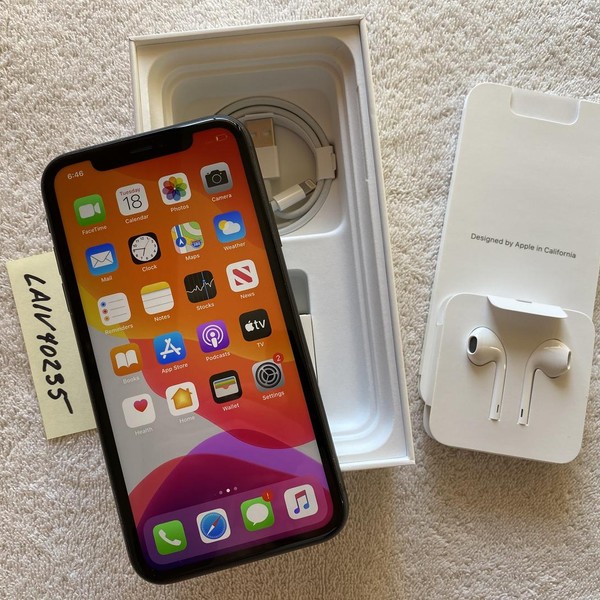 Apple iPhone 11 - Unlocked, 128 GB, Black, A2111