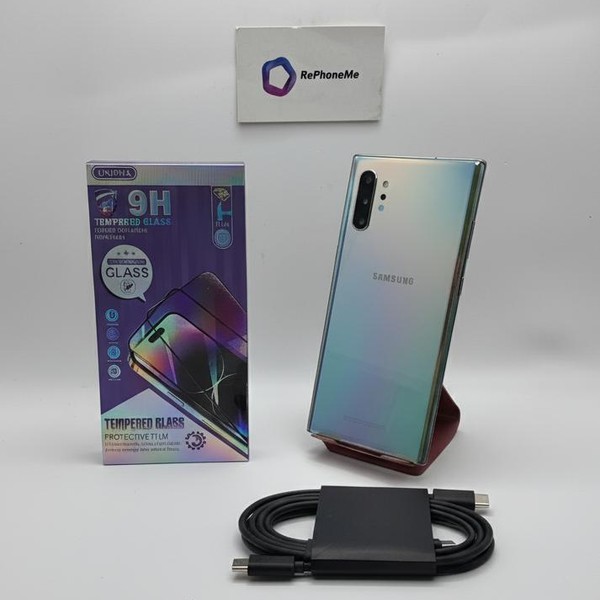 Samsung Galaxy Note 10 Plus - Unlocked, 256 GB, Aura Glow, 12 GB, SM-N975U1