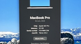 Mint
													MacBook Pro 2023 - 16" - Apple M2 Pro 12-core, Silver, 512 GB, 32 GB, photo 2 of 11