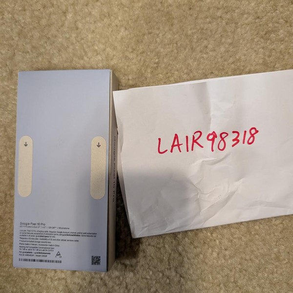 Google Pixel 10 Pro - T-Mobile, 128 GB, Moonstone, G4QUR