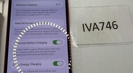 Fair
													Apple iPhone 13 Mini - Unlocked Non-US, Red, 256 GB, A2628, photo 1 of 6