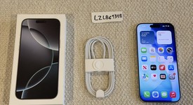 Fair
													Apple iPhone 16 Pro Max - Unlocked, White, 256 GB, A3084, photo 1 of 13