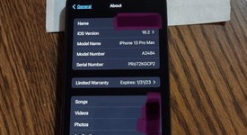 Good
													Apple iPhone 13 Pro Max - Unlocked, Graphite, 256 GB, A2484, photo 4 of 5