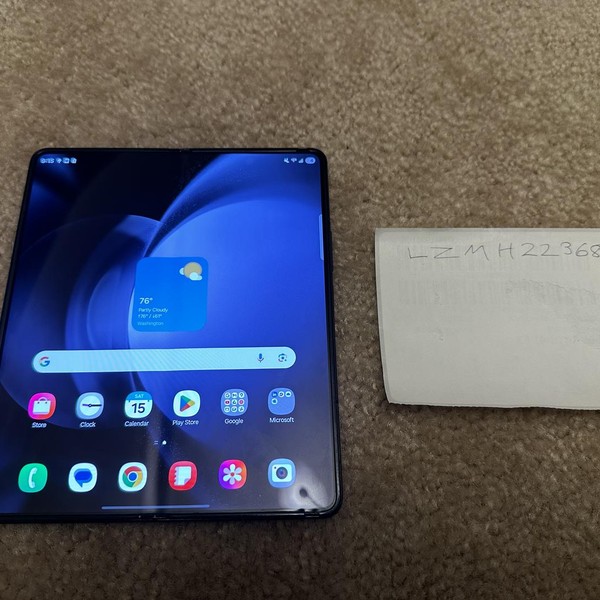 Samsung Galaxy Z Fold5 - Unlocked, Black, 256 GB, 12 GB, SM-F946U1