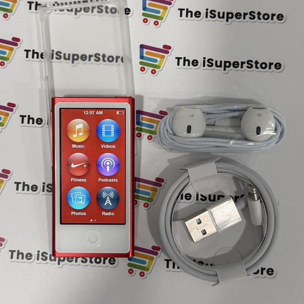 Apple iPod Nano 7th Gen 2012 - 16 GB, Red