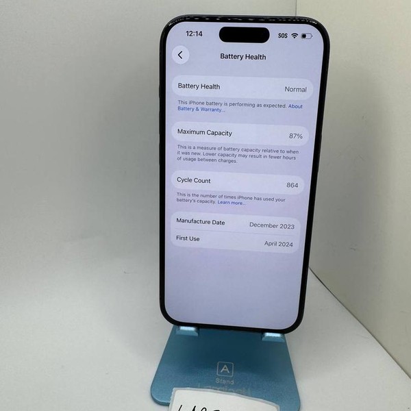 Apple iPhone 15 Pro - Unlocked, 128 GB, Blue, A2848