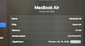 Mint
													MacBook Air 2025 (M4) - 13" - Apple M4, Midnight, 1 TB, 24 GB, photo 4 of 19
