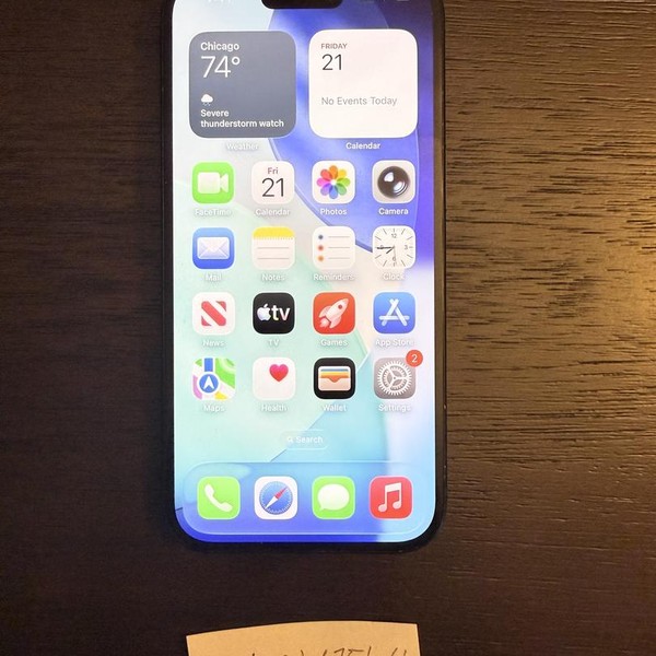 Apple iPhone 15 - Unlocked, 256 GB, Black, A2846