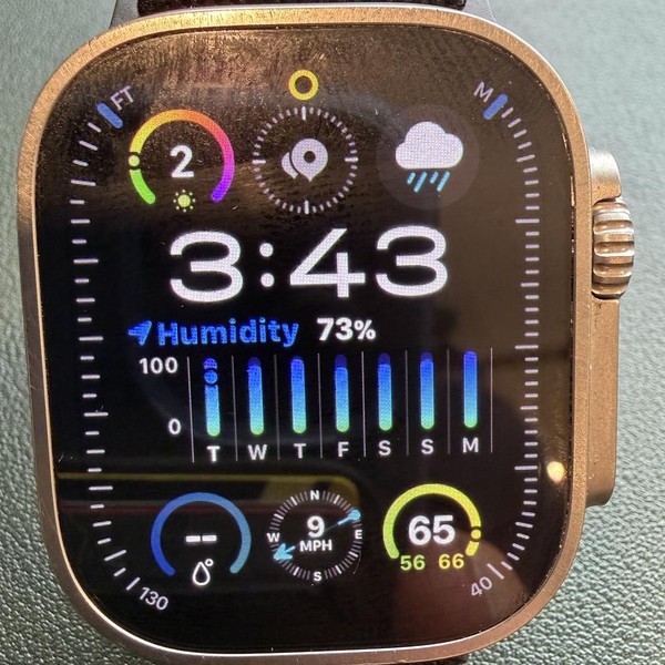 Apple Watch Ultra 2 49mm - Verizon, Natural, A2986, Hermes