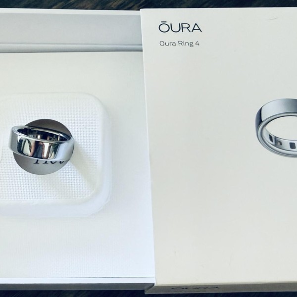 Oura Ring Gen 4 - Silver, Size 10