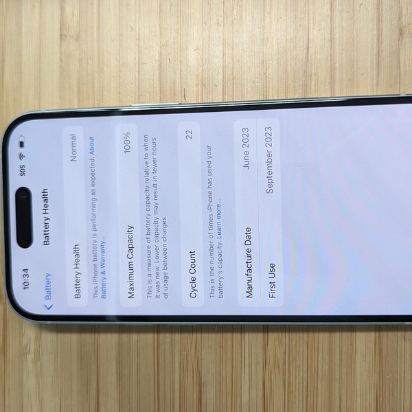 Apple iPhone 15 - Unlocked, 128 GB, Blue, A2846