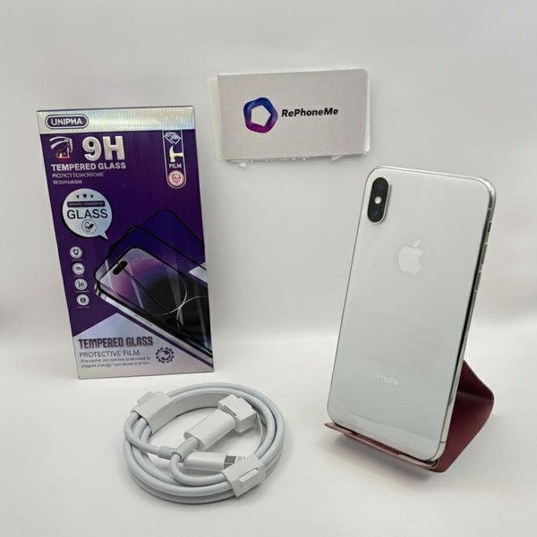 Apple iPhone Xs - Unlocked, 256 GB, Silver, A1920