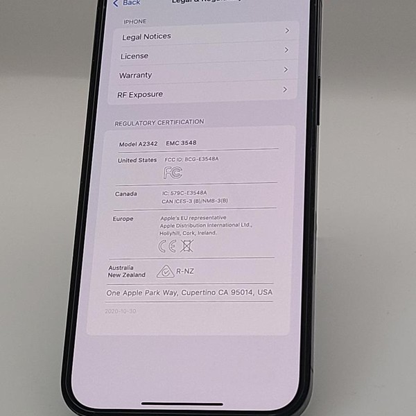 Apple iPhone 12 Pro Max - Unlocked, 128 GB, Pacific Blue, A2342