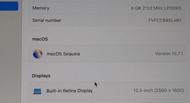 Good
													MacBook Pro 2019 - 13" - I5, Gray, 128 GB, 8 GB, photo 4 of 10